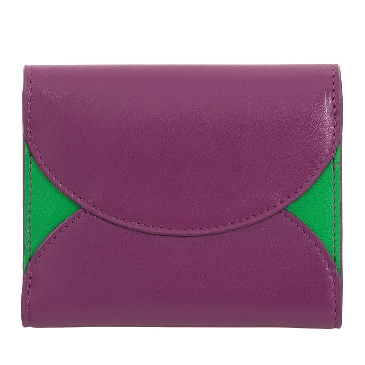 DUDU Kleine, kompakte Damen-Geldbörse aus Leder mit Kartenhalter und Münzfach – elegante und geräumige Damen-Geldbörsen aus echtem Leder