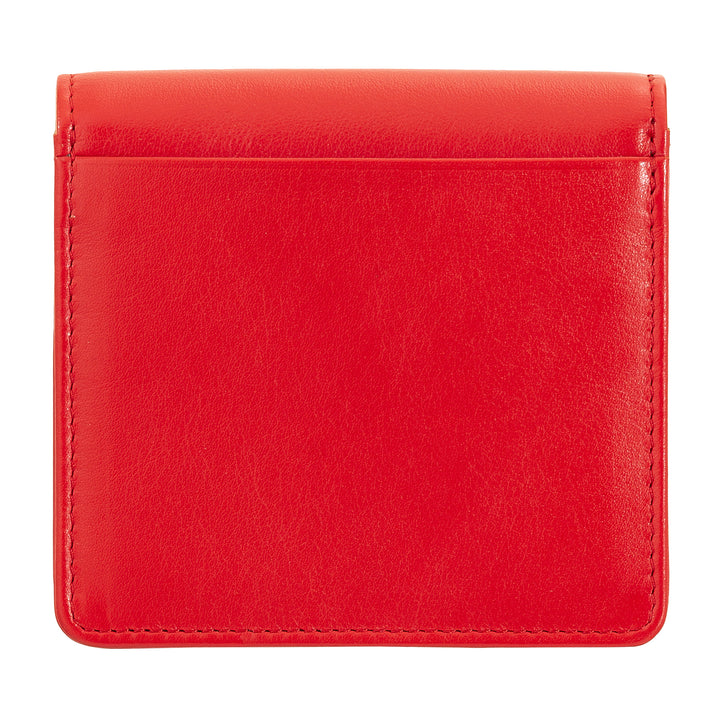 DUDU Small Ultra Compact Colorful RFID Shielded Leather Women&