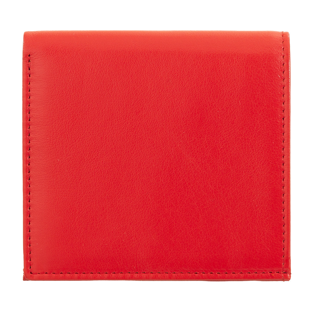 DUDU Multicolor Leather RFID Wallet Card and Coin Holder