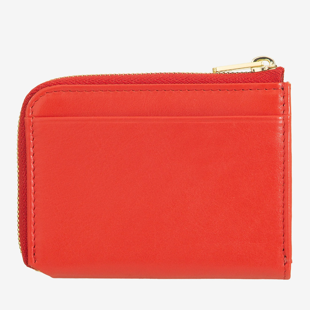 DUDU Kleine Herren-Geldbörse mit Reißverschluss, bunte Leder-RFID-Geldbörse, Kreditkartenhalter, kompaktes Taschendesign
