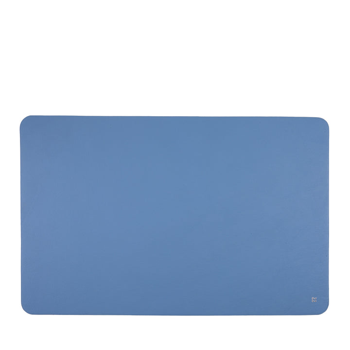 DUDU Bureau-onderlegger in tweekleurig leer CM 61x40, dubbelzijdig oprolbaar, zacht antislip zonder naden
