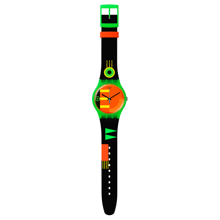 Swatch orologio NEON RIDER Originals Chrono 41mm SO29G106 - Capodagli 1937