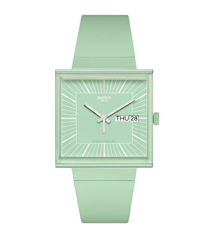 Swatch orologio WHAT IF…MINT? Bioceramic What If? Collection 33mm SO34G701 - Capodagli 1937