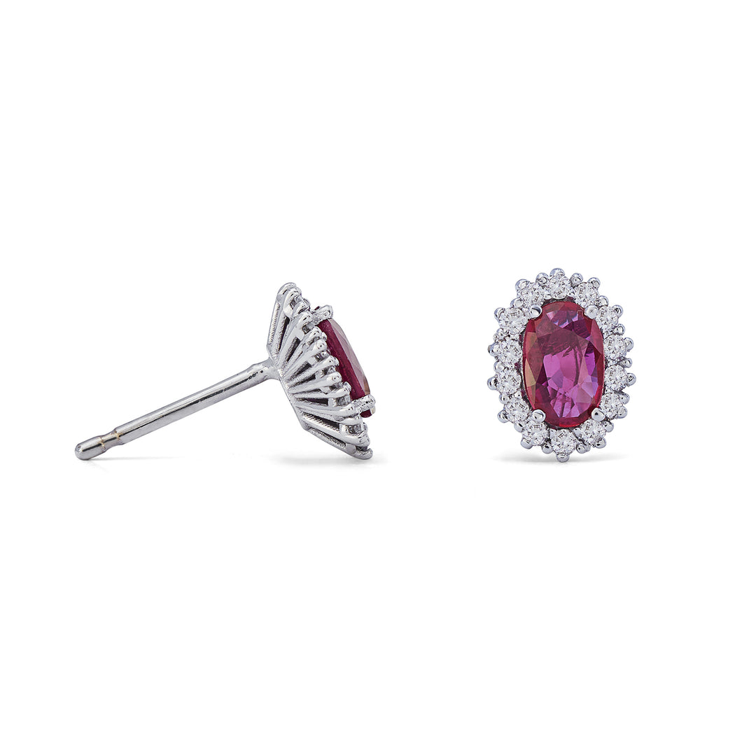 Mikiko oder 9k Rubin n. oval 6x4 ct.0,80 Durchm. 0,26 ct MO5068R4RBN