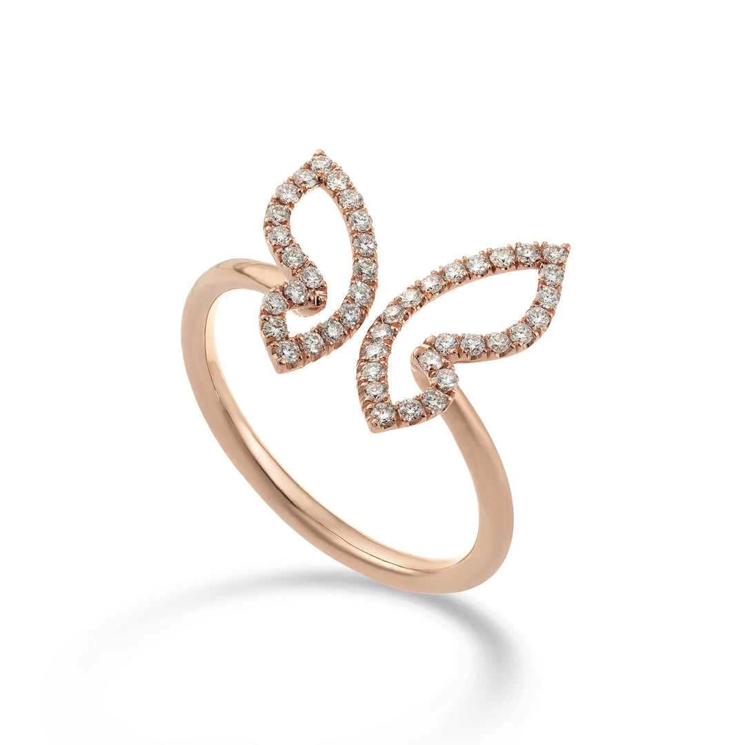 Golay mariposa ring with medium butterfly and diamonds AFFA002DI-22182110066