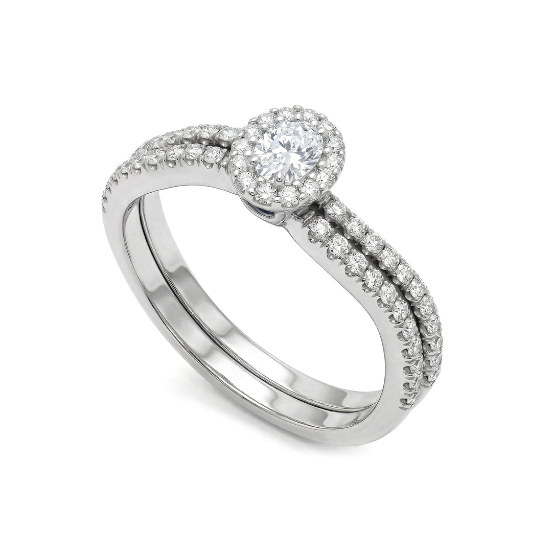 Golay oval central ring and contour + stem ACLC055DI1-19357110057