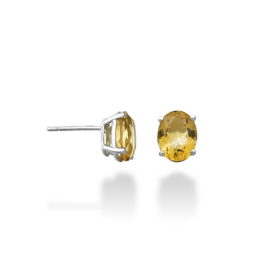 Mikiko oder 18k ovaler Citrin 9x7 ct.3,30 MO5123O4CITR