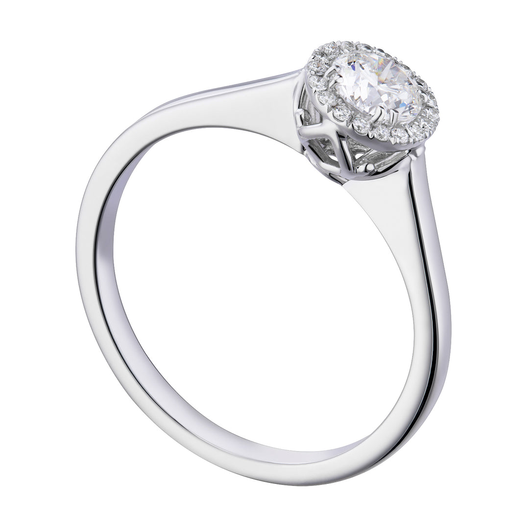 World Diamond Group forevermark solitaire with outline, ct. 0.45-0.54 ACTFM010ADI5-19080110013
