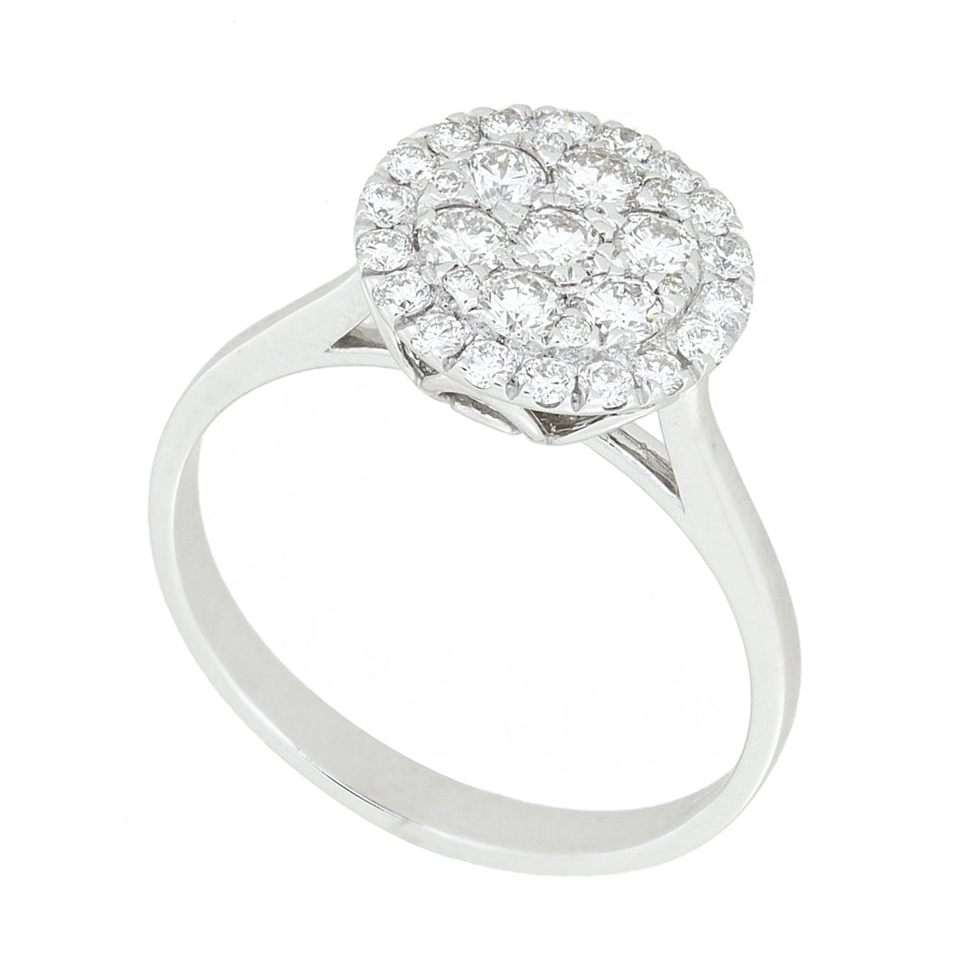 Golay runder Pavé-Ring APV003DI3-17100110047