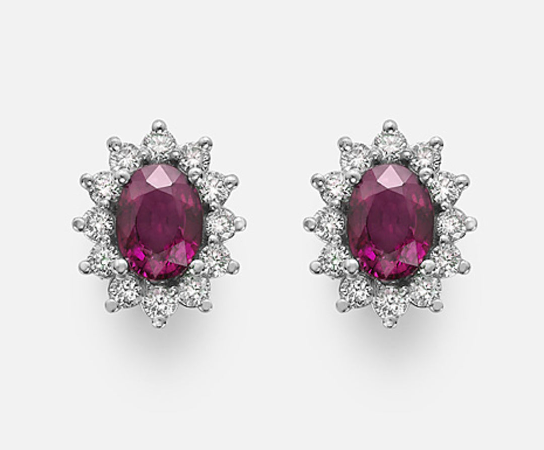 Nihama oder 9k ovaler Rubin 6x4 ct.0,80 Durchm. 0,46 ct NO5030R4RBC