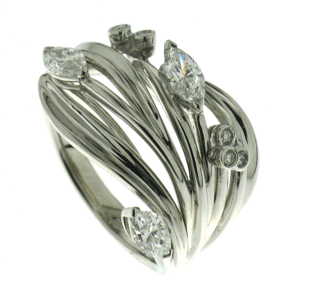 Golay Olivenring 2 Größen Platin ARA15501-11248000004