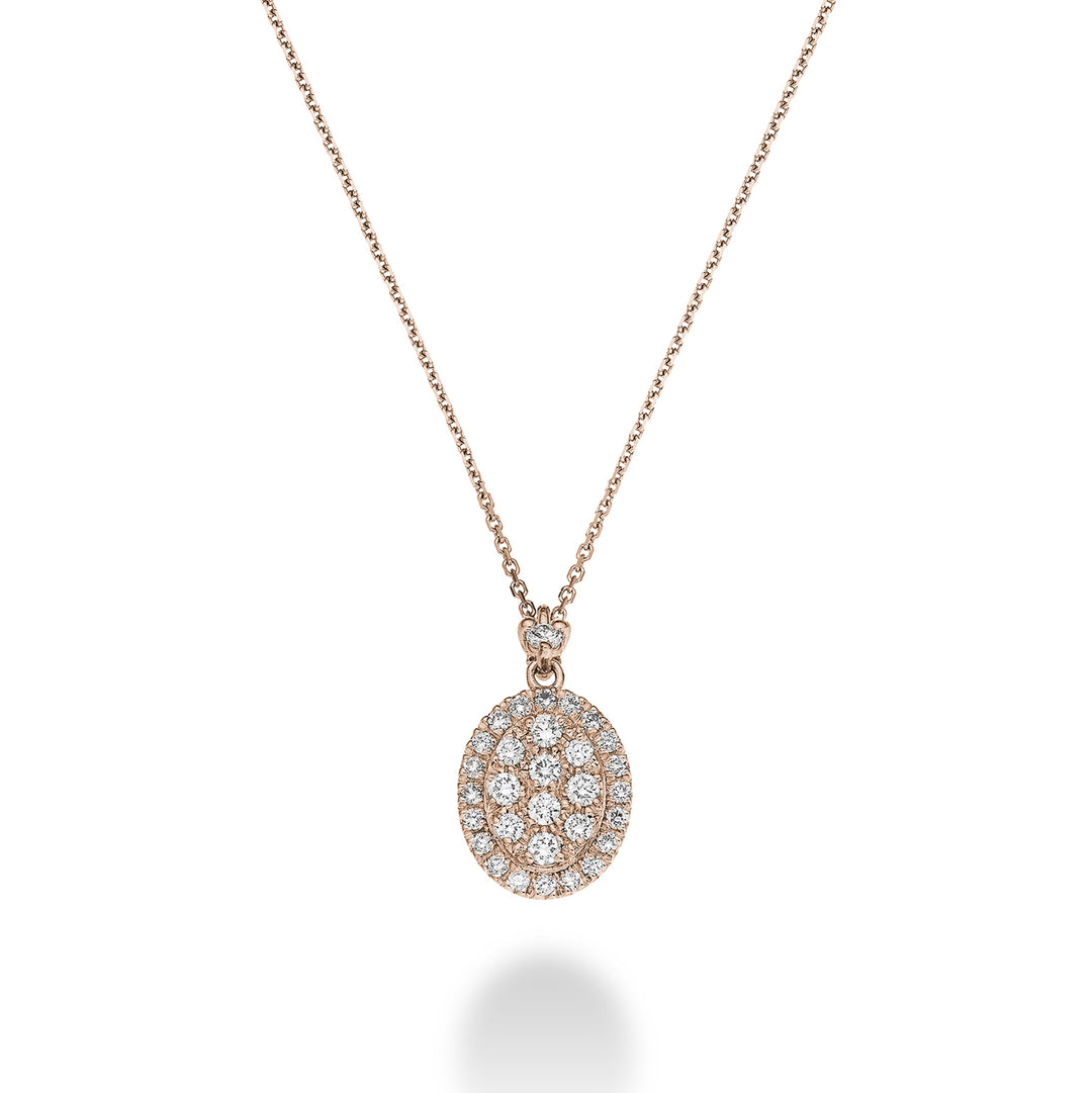 Golay multistone choker ovale vorm rosé goud GMPC002DIR-23095110037