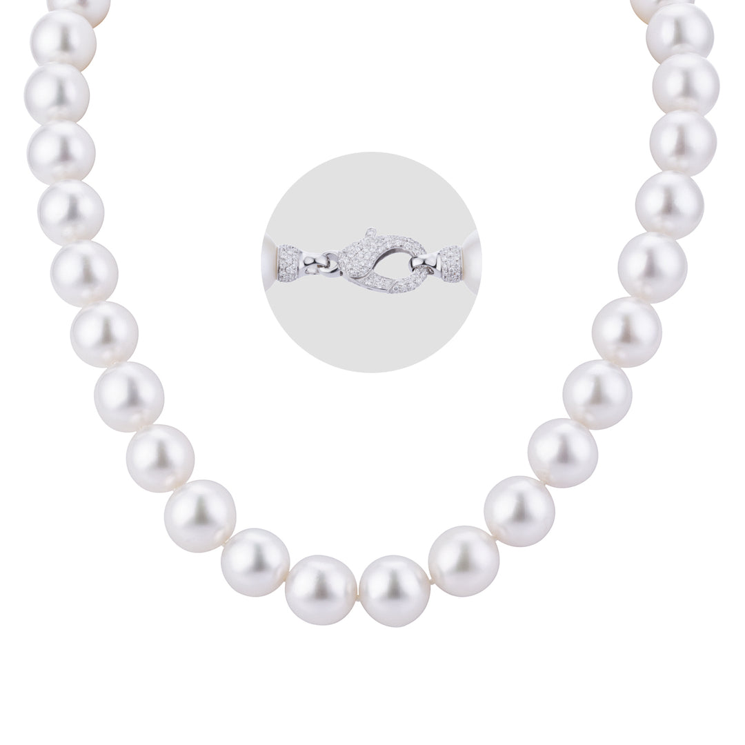 Golay-Kette aus australischen Perlen, halbrund, 12–13 mm FA1SR1213-18085110038