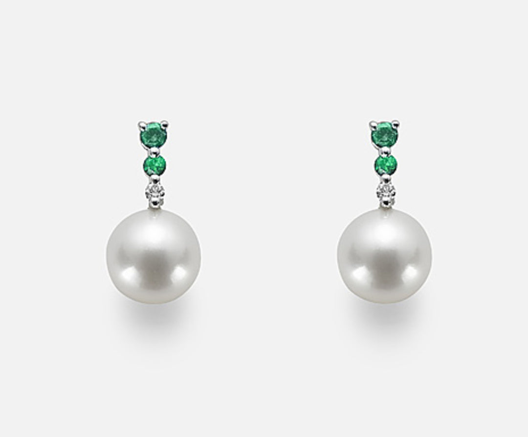 Mikiko oder 18 Karat FW 7/7,5 Dia. ct. 0,03 Smaragde ct. 0,09 MO1544O4FABI070
