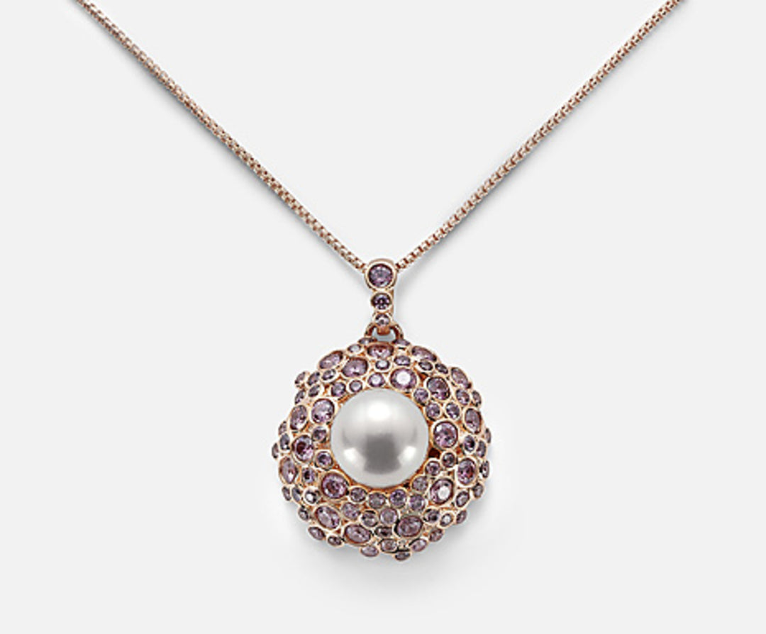 Nihama cl ag925 fw bot 11,5/12 gem swarovski paars 70 cm ND7552A3VIOLA00