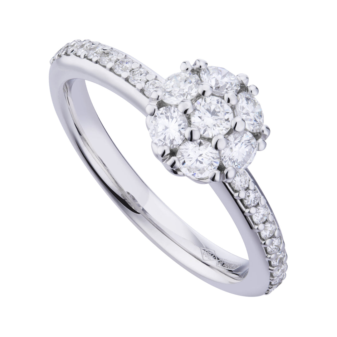 Golay bouquet ring with diamonds APVC025DI-20010110008