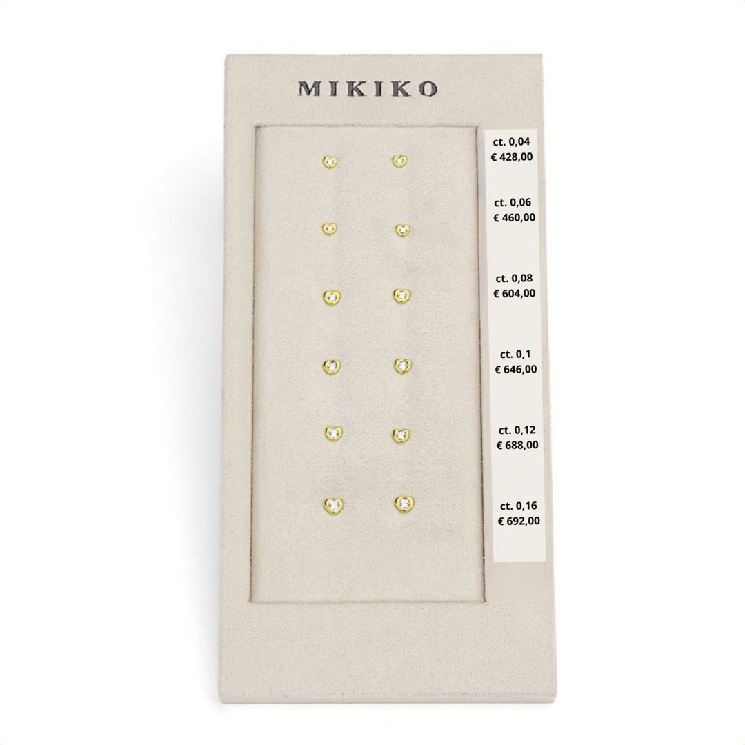 Mikiko-Paket oder o5106 Herz 18kt Gelbgold 0,04-0,06-0,08-0,10-0,12-0,16 M.LIGHTBOX.63-G