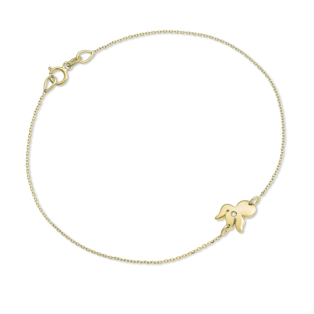 Nihama br pieuvre 18 carats 0,01 ct or jaune NB5049O1BR001