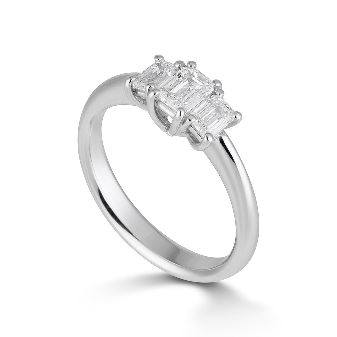 Golay-trilogie genade smaragdgroene diamanten 0,25+0,40+0,25 ATRSEM001DI1-22307110002