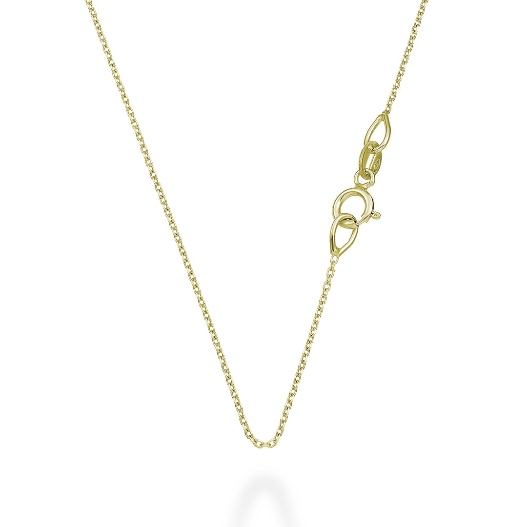 Chat Nihama. Luminaire 18 carats avec bague en or jaune 42 cm NXE2006O10000-42