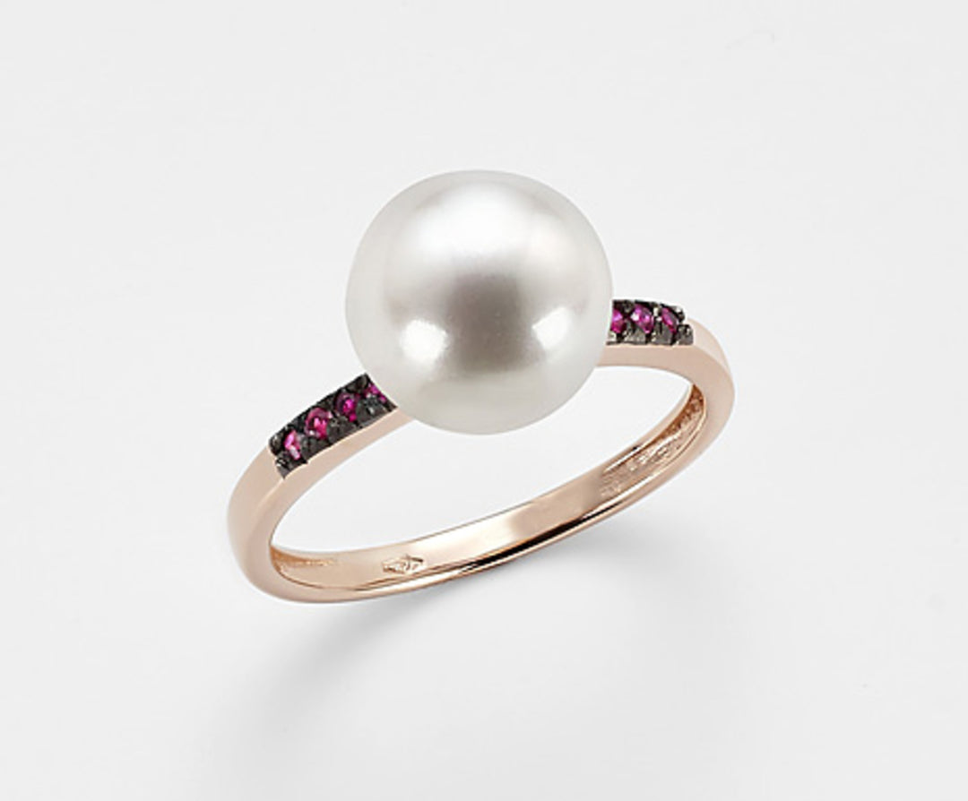 Nihama en 18k fw 9,5/10 robijnen 0,08 ct NA0798O7RUBY