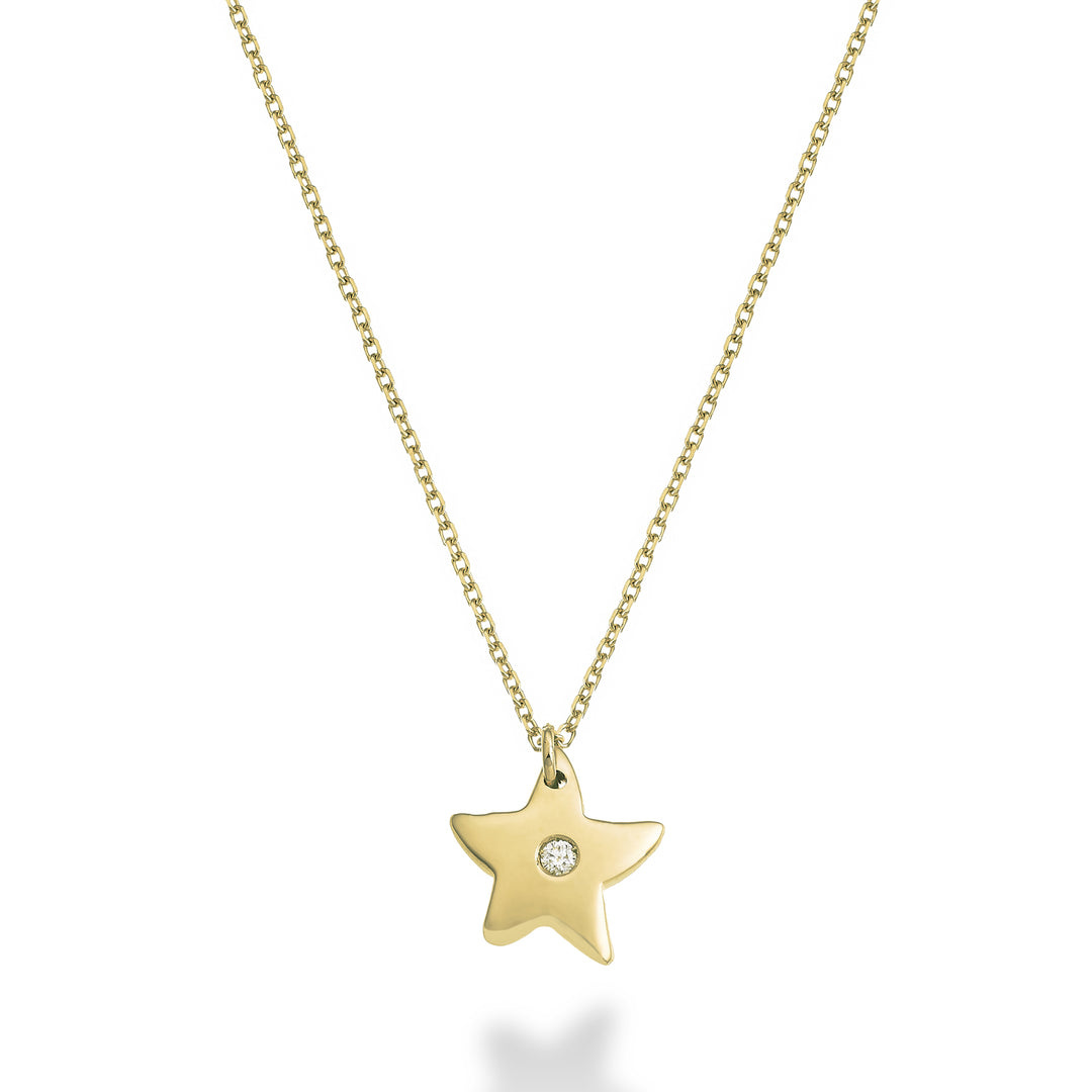 Mikiko cl 18k zeester 0,01 ct geelgoud MD5138O1BR001