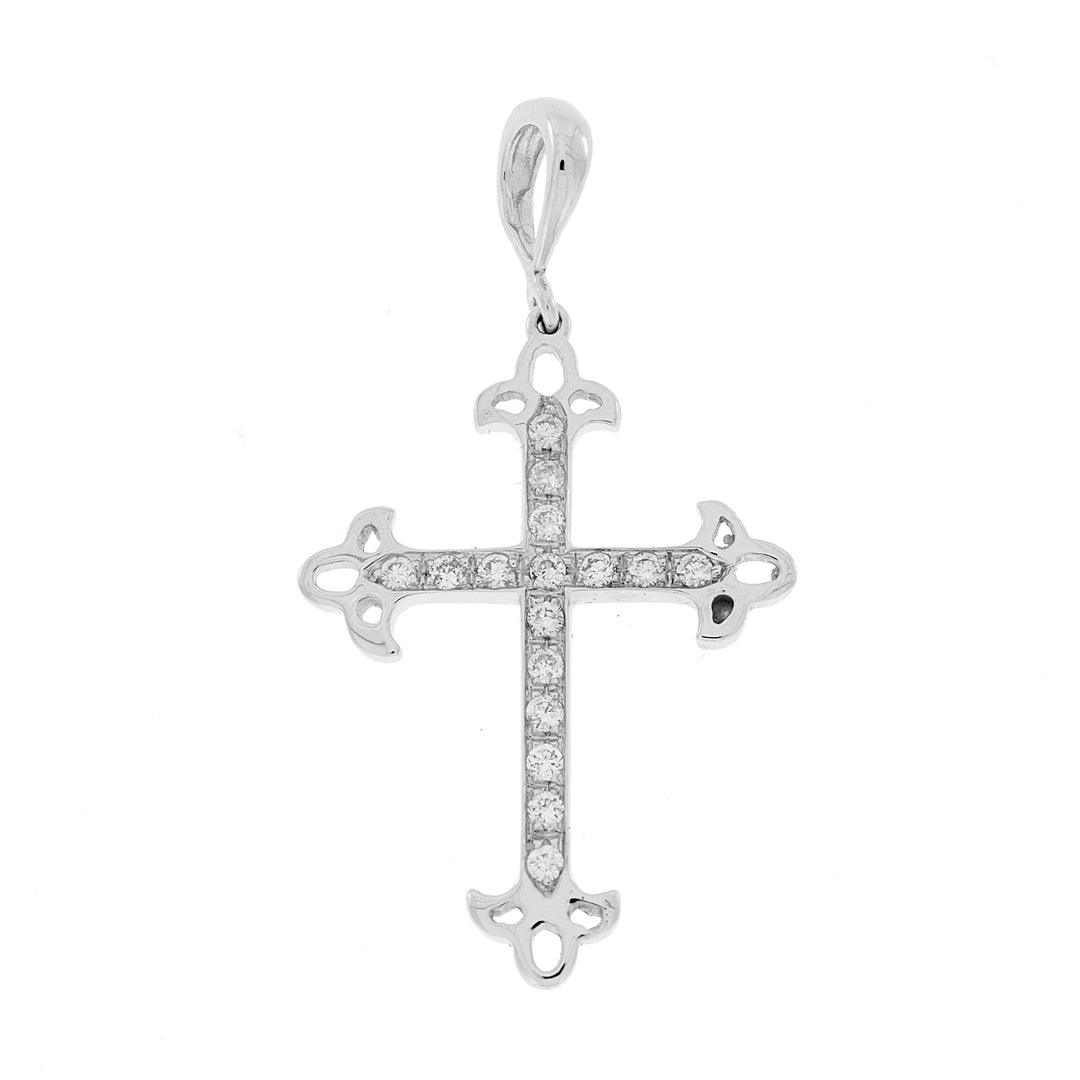 Golay witte kruis choker GCRO07-20331000030