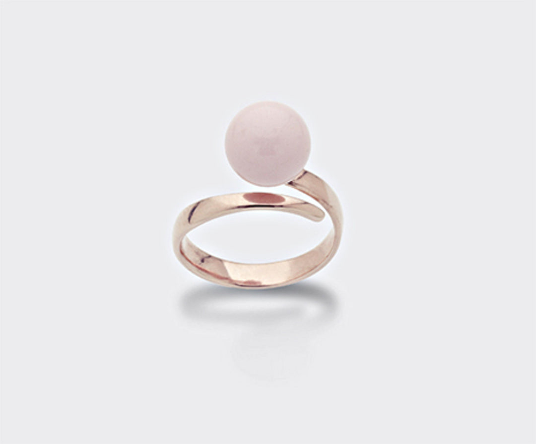 Mikiko ein ag925 rosa Korallenagglomerat 10 mm MA7123A3CORALLO