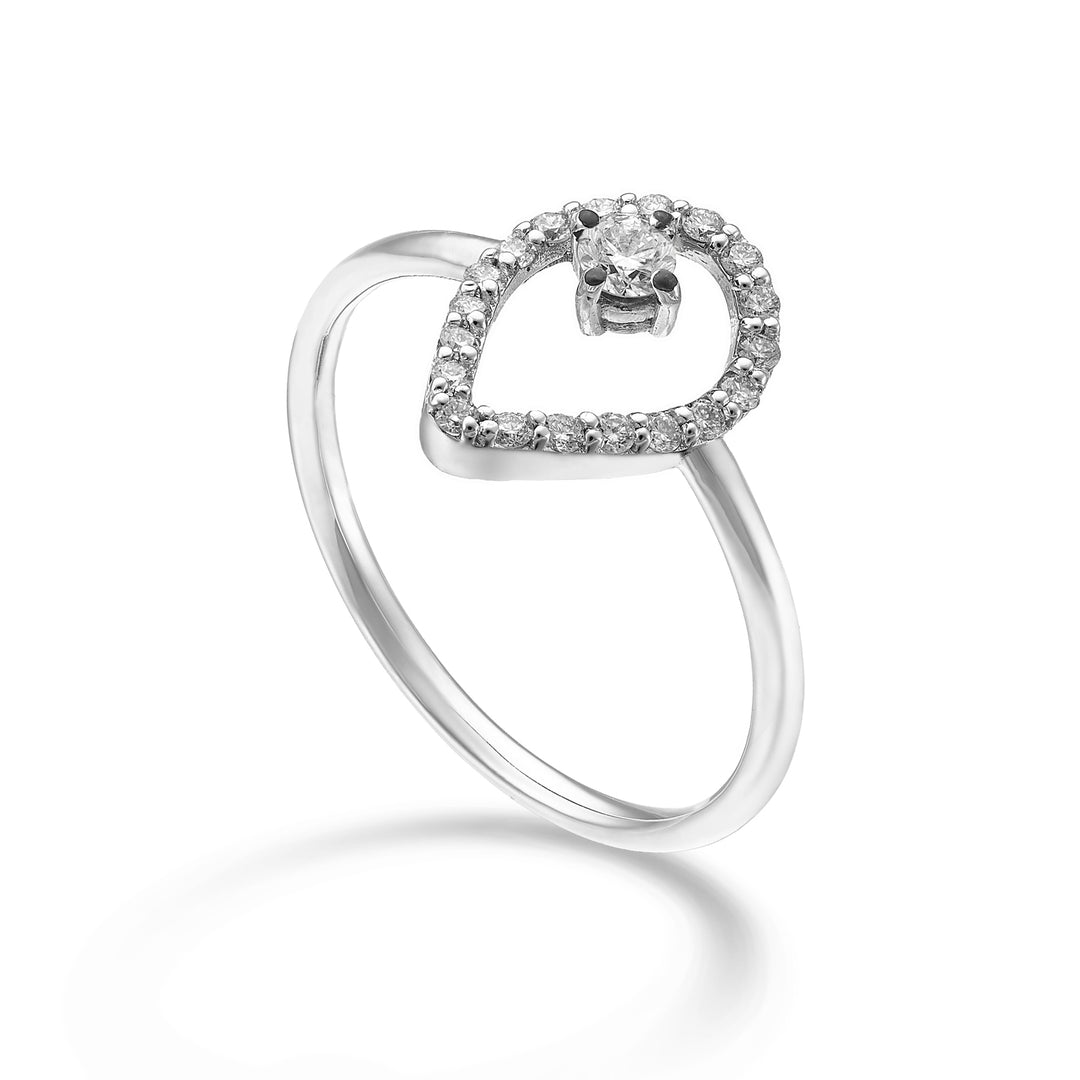 World Diamond Group une "goutte" de 18 carats ct.0,22 GA5185O4BR022