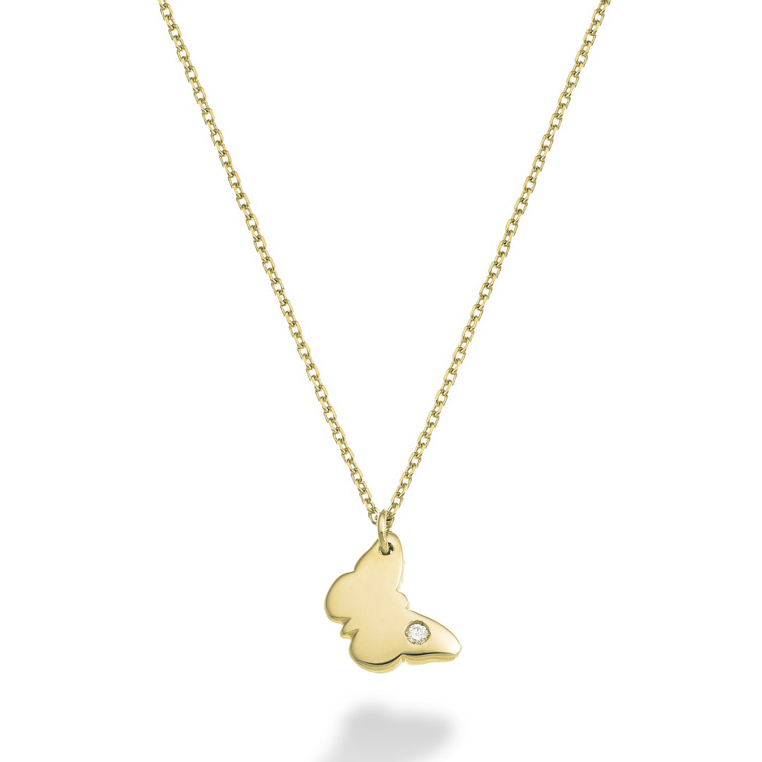 Mikiko cl 18k papillon 0,01 ct or jaune MD5133O1BR001