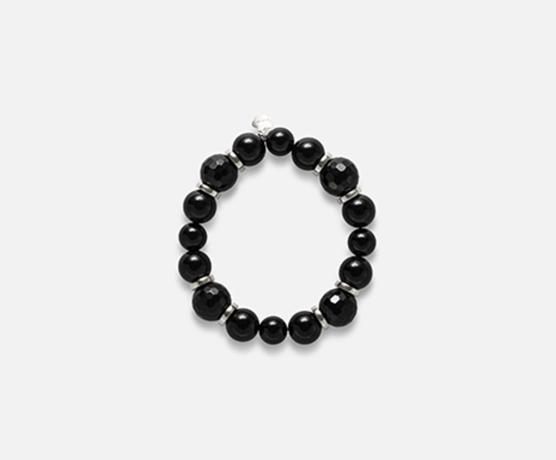 Mikiko br ag925 onyx agglomeraat 10/12/14mm MB7406A4ONICE
