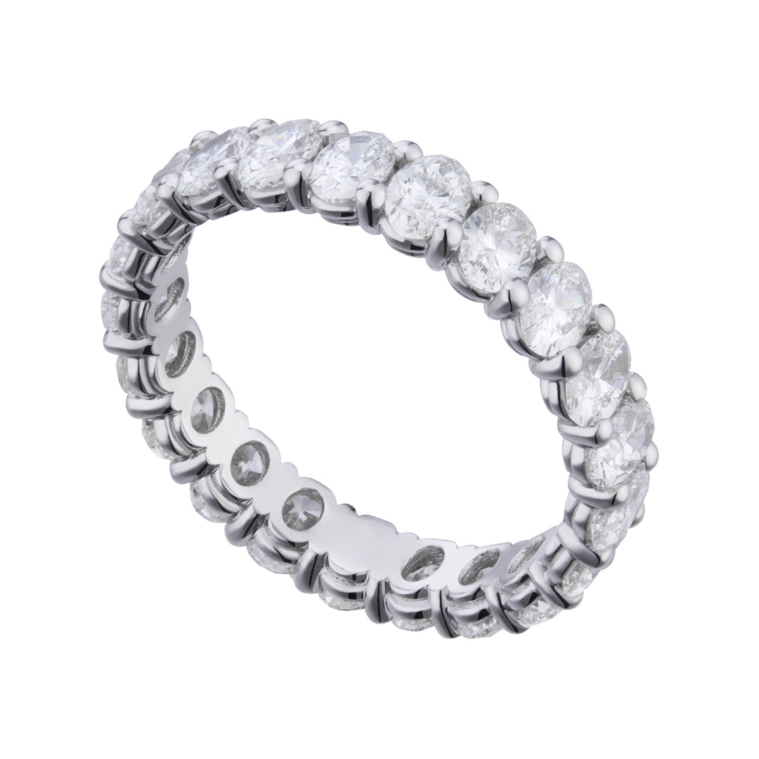 Éternité Golay avec diamants ovales AET003DI-21048110012