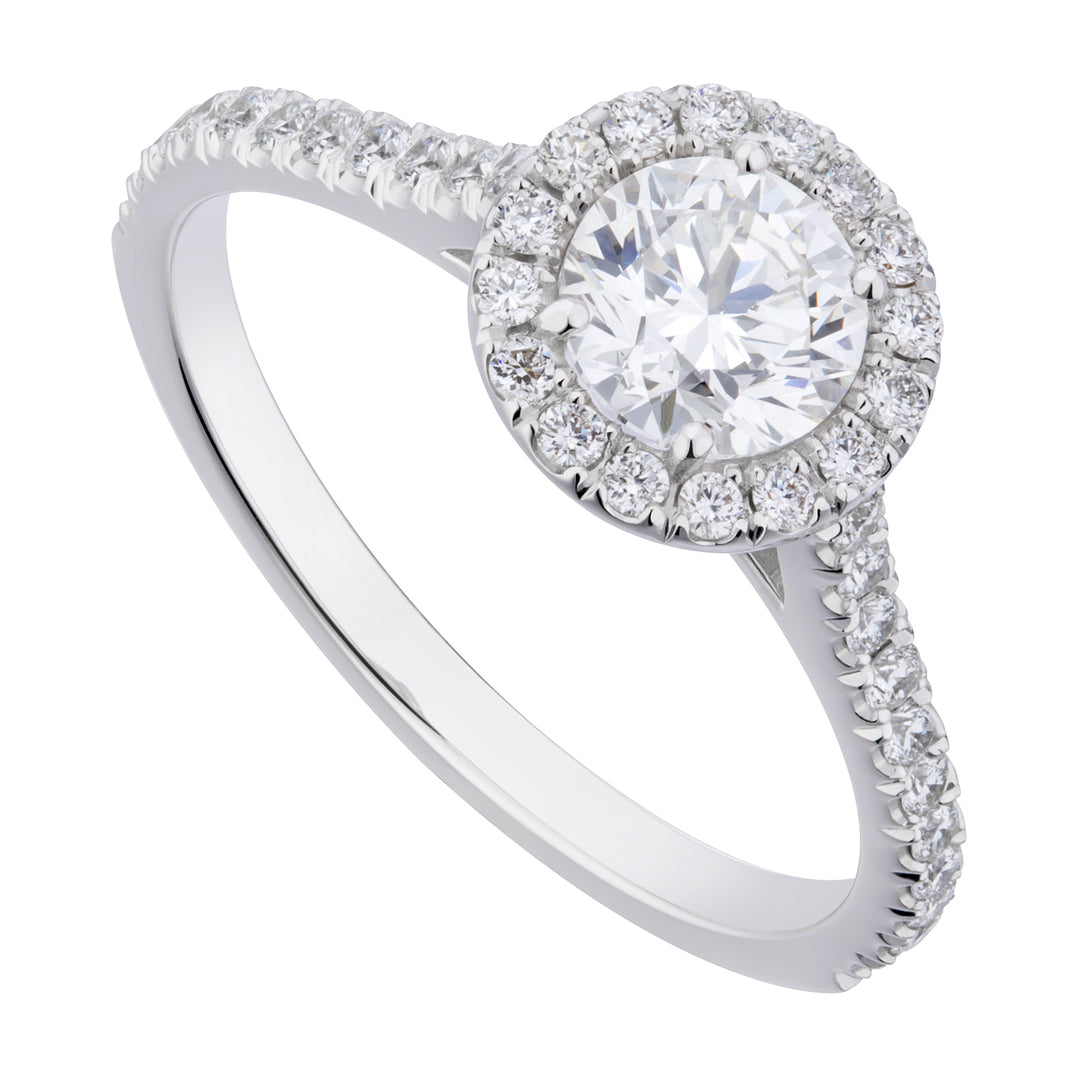 Golay solitaire ring with cen contour 0.70 ACT008DI70-24191110038