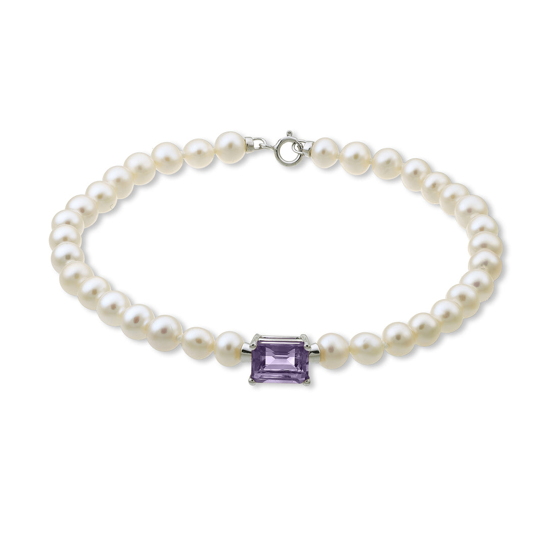 Nihama br 18k fw 5-5,5 améthyste oct. Bague ressort 6x8 ct.1,30 NB1016O4AMET50