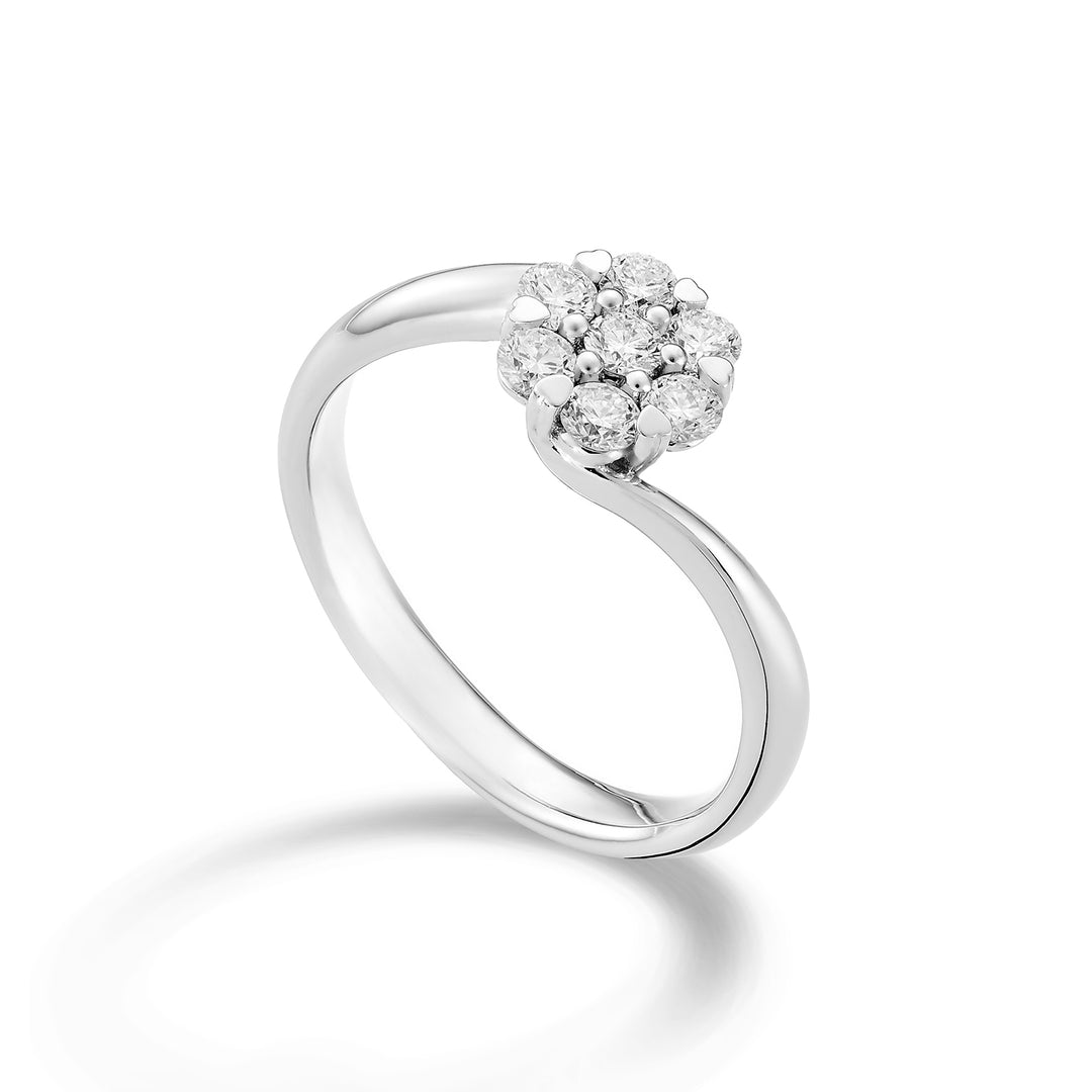 World Diamond Group Valentino multistone ring met diamanten 0,40 ct. AM002D040-22354110012