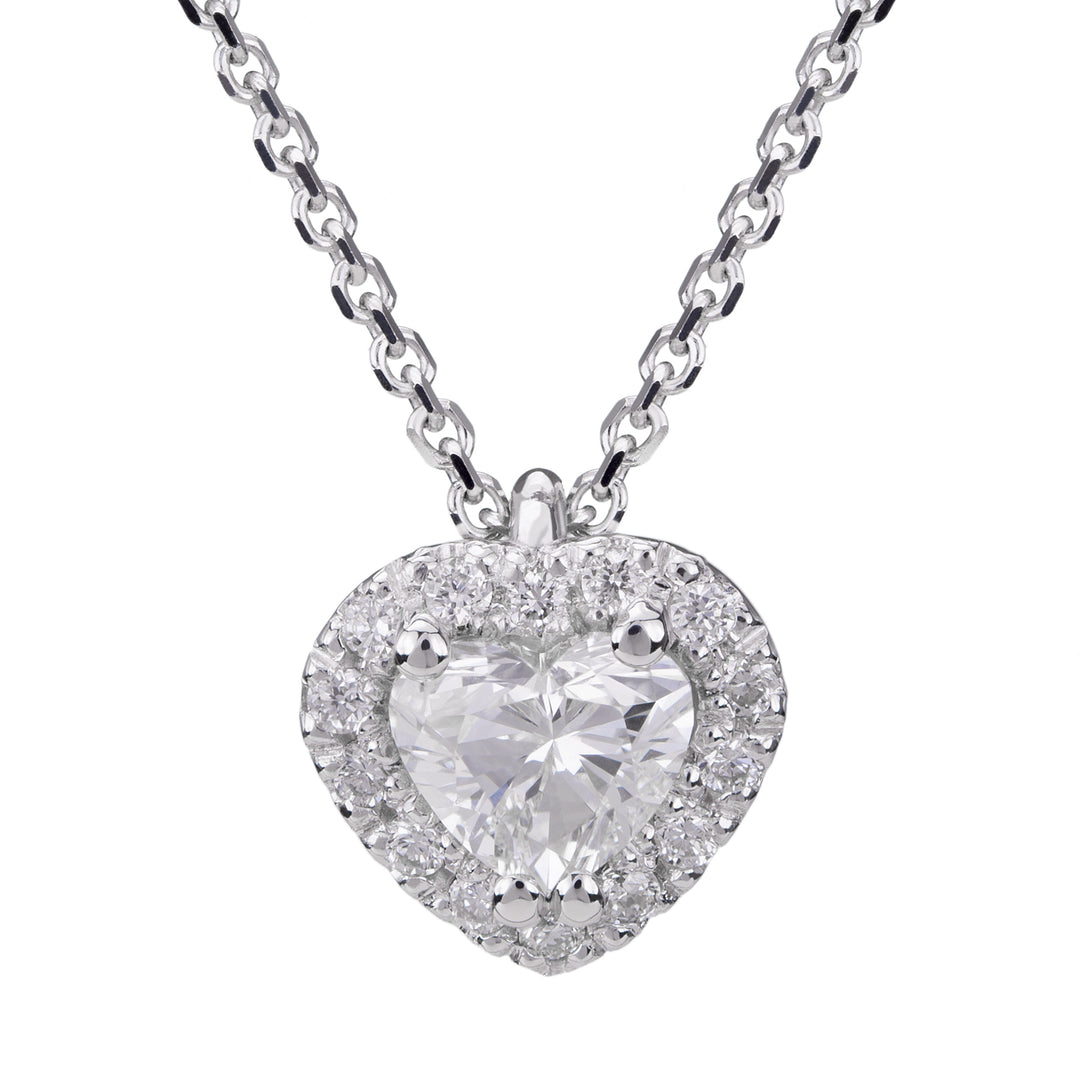 Golay necklace with pendant with contour cen 0.35 ct PCT003DI1D-25318110090