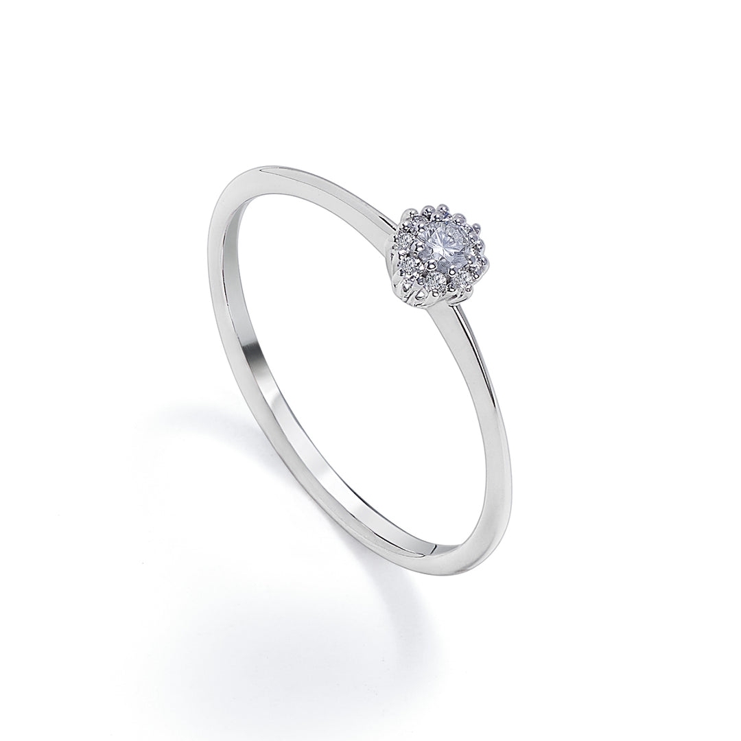 Mikiko un diamètre de 18k. ct. total 0,10 taille 1 MA5139O4BR010