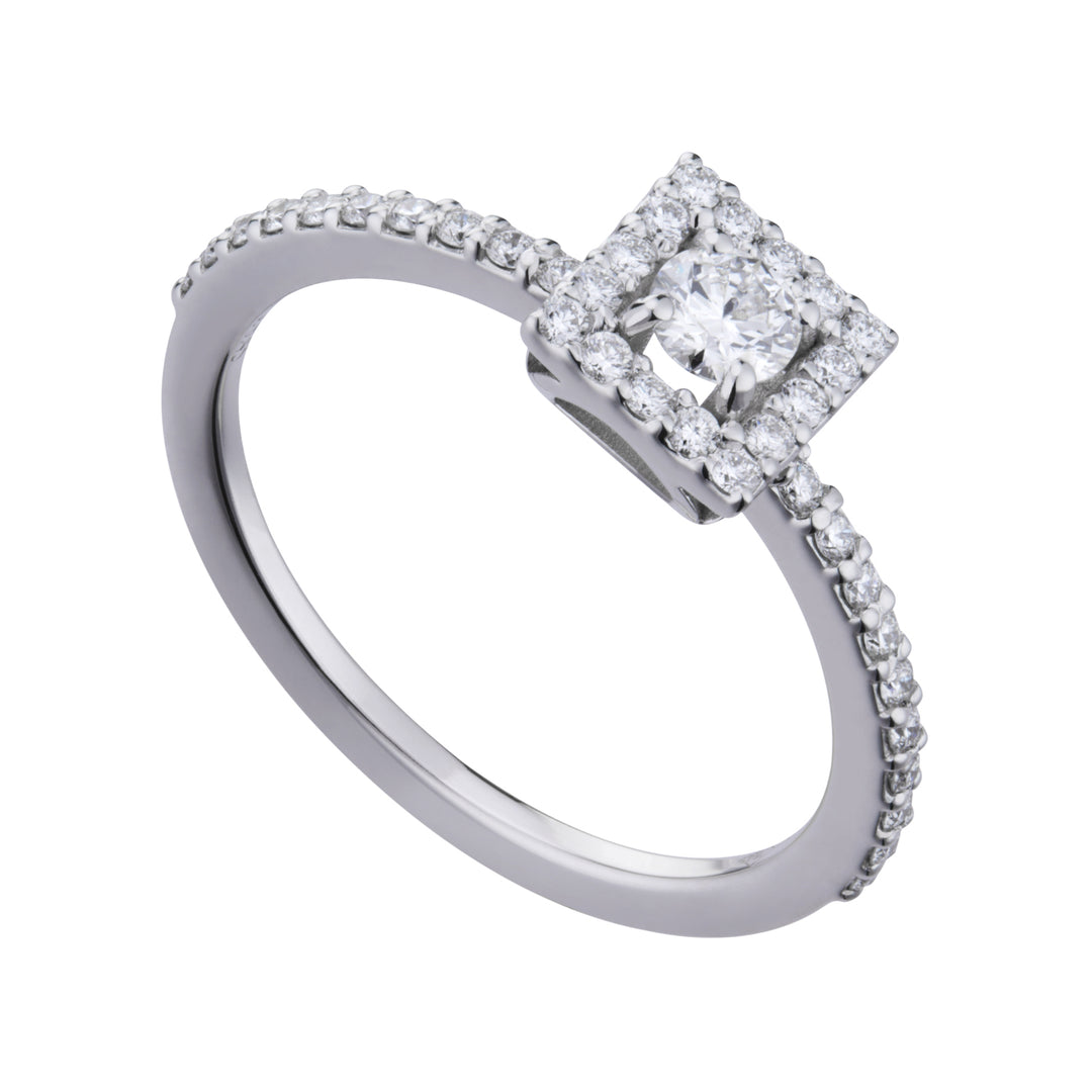 Golay cen ring 0,19 ct met vierkante contour ACT015DI1-20204110079