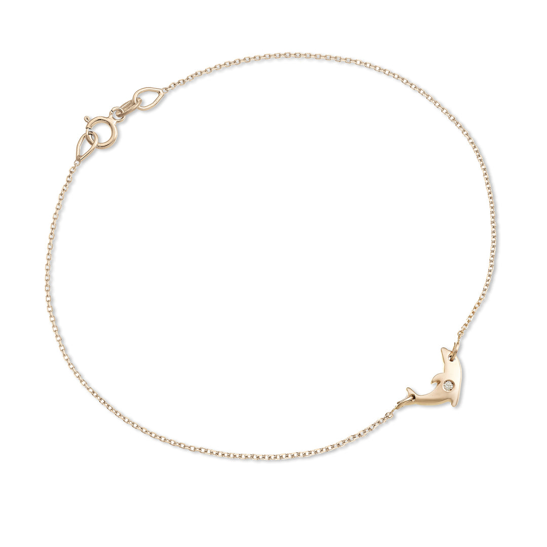 Nihama br 18 Karat Delfin 0,01 ct Roségold NB5048O3BR001