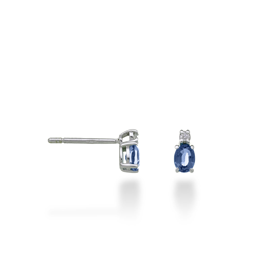 Nihama oder 9k ovaler Saphir 4x3 ct.0,40 Durchm. 0,02 ct NO5162R4ZFD