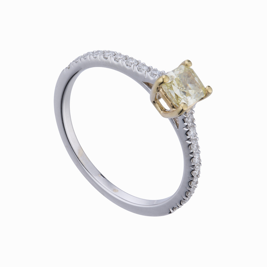 Golay solitaire ring met prinsessen APRC018DIFY70-21209110030