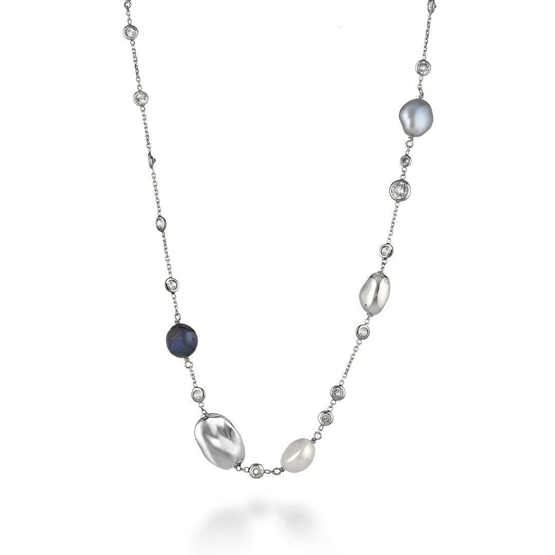 Nihama cl ag925 fw barre 9/10 gemme swarovski ND7591A4FDBI910