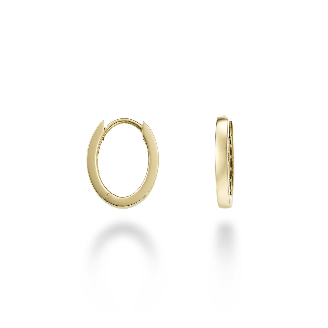 Ovaler Diam aus Nihama oder 18 Karat Gelbgold. int. 1,30x0,80 cm NO5096O1OVAL