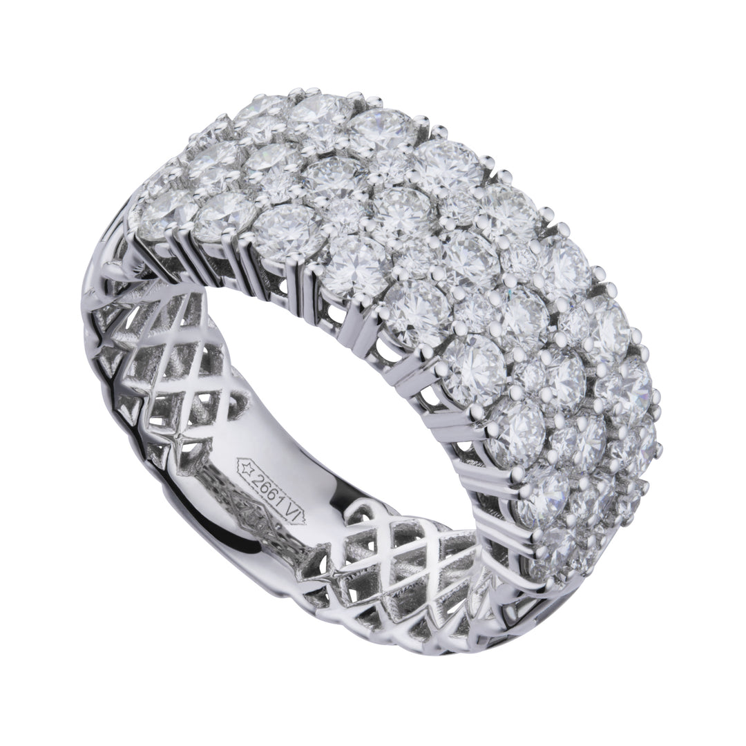 Golay halfronde bandring met diamanten AFMG010DI2-23030110078