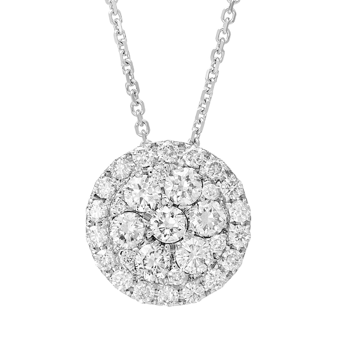 Golay petit pendentif rond pavé PPV003WDI-P-16064110015