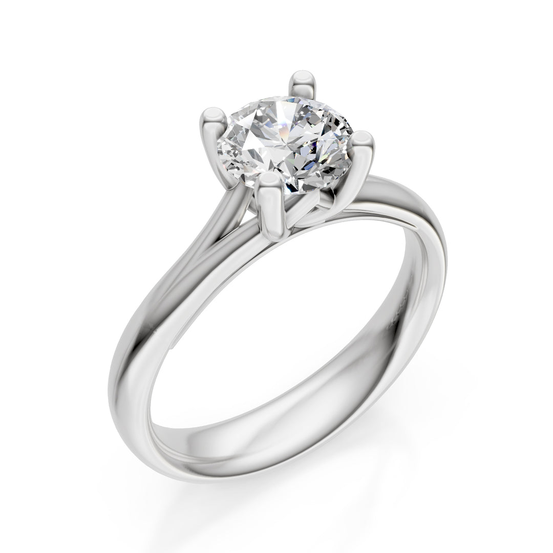 World Diamond Group platinum solitaire ring ASL400DIPT-25169110169