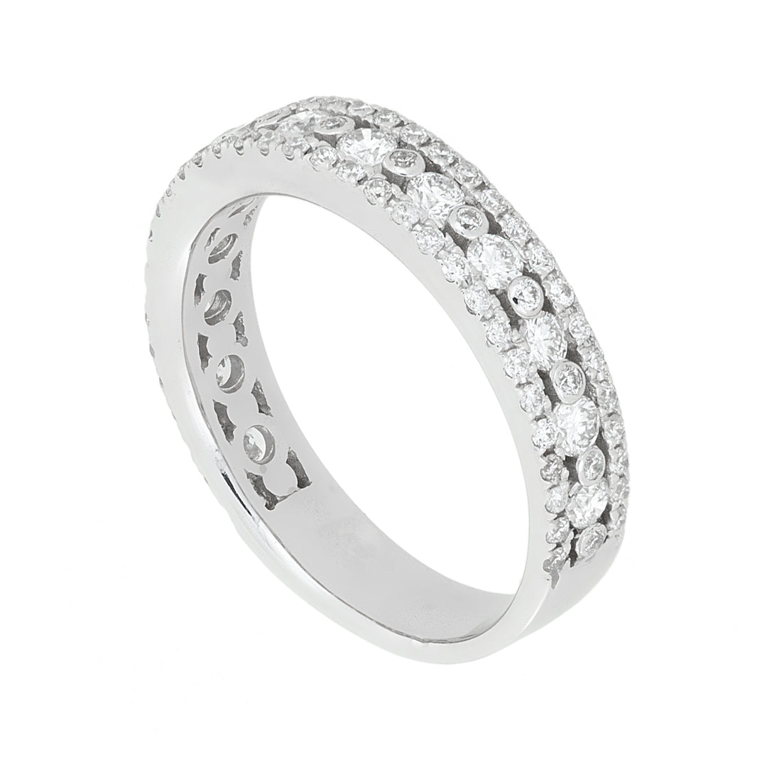 Golay halfronde diamanten trackbandring AFMG001WDI-16187110085