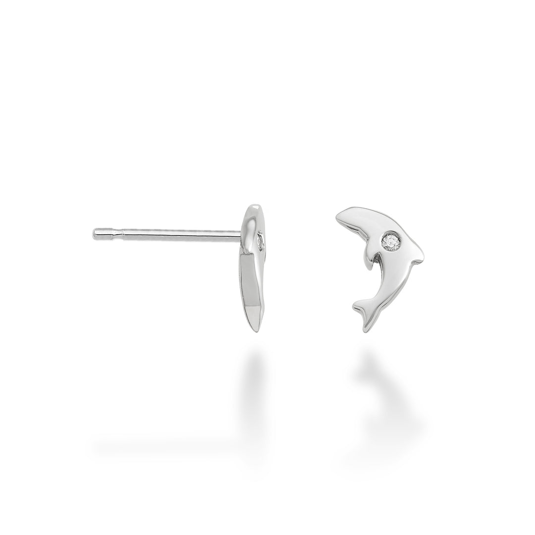 Mikiko of 18k dolfijn 0,02 ct witgoud MO5116O4BR002