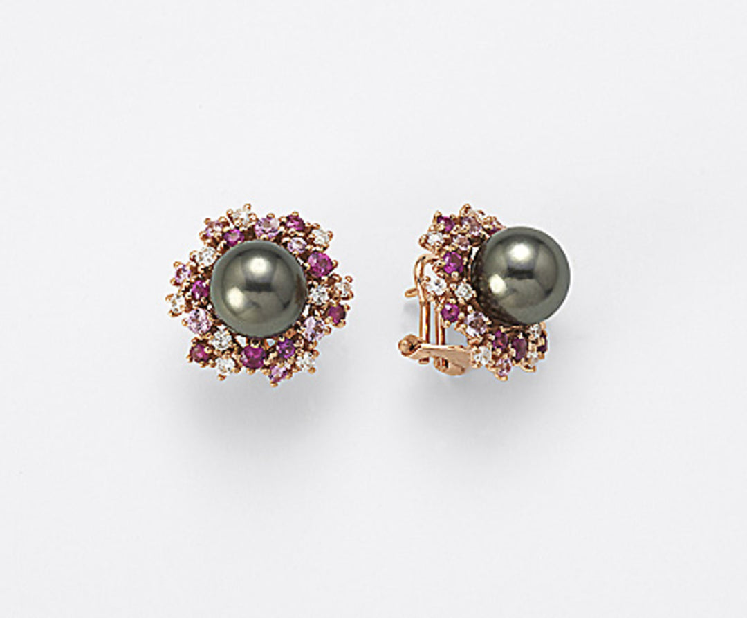 Mikiko oder 18 Karat SSPB 10/11 ct.0,70 rosa Saphire und Rubine ct.1,65 MO1348O3SANE100