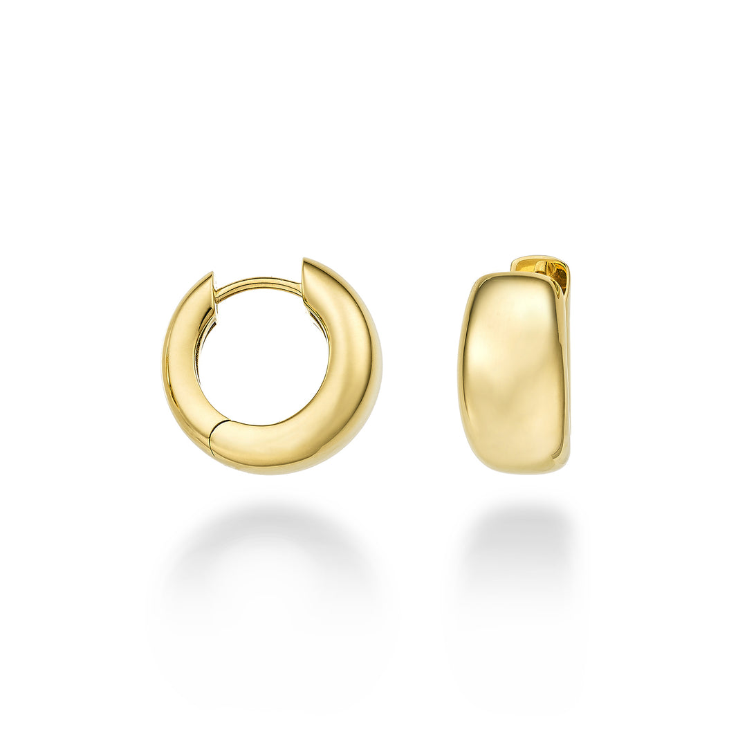 Runder Mikiko- oder 18-Karat-Gelbgold-Durchmesser. int. 1,00x1,00 cm MO5099O1ROUND
